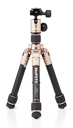 MeFoto A0320Q00A Daytrip Tripod Kit Aluminium in gold MeFoto A0320Q00A Daytrip Tripod Kit Aluminium in gold