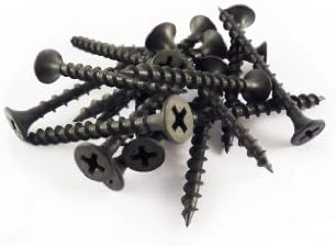 WoodPro Fasteners DWPC8X3-1 Number-8 by 3-Inch Coarse Drywall Screws, Number-2 Phillips, 1-Pound Net Weight, 95-Piece