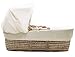 Kinder Valley Tiny Ted Moses Basket (Cream)