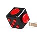 Produktbild Spielzeug Cube lindert Stress Angst ACHTUNG Spielzeug Würfel Anti und Depression Cube für Kinder und Erwachsene schwarz mit rot Farben variieren zappeln