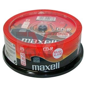 25 Maxell CD-R Digital Audio Musik Rohlinge XL-II Music