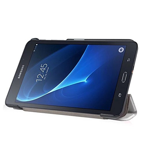 Hülle für Samsung Tab A 7.0“ ,PU Leder Case Hülle im Bookstyle Tasche für Samsung Galaxy Tab A (2016) 17,8 cm (7 Zoll) SM-T280 Schutzhülle Flip Cover Leder Schale Skin (#2 EULE) - 5