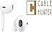Cable Hunter™ Top Selling 3.5MM Earpods Handsfree For Iphone, Ipad, Ipod, - White - 2 Years Warranty RS.649.00