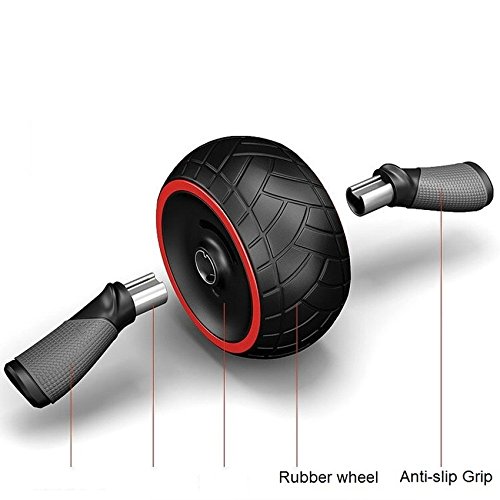 Selbst-einziehbare Bauch-Übungen Workout Roller Wheel mit Kniekissen - 3