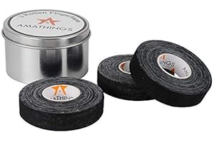 AMATHINGS 3-4 rolls climbing tape in the metal box 1,5cm wide in black ideal finger tape and sports tape for climbing bouldering weight training volleyball martial arts