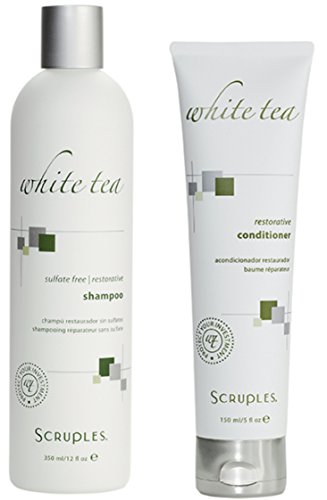 Scruples White Tea Restorative Shampoo 12oz & Conditioner 5oz Duo 'Set'