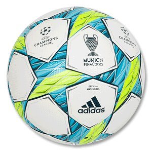 adidas Uni Fußball Finale Mun, white/slime/super cyan s12/dark indigo, 5, x10555