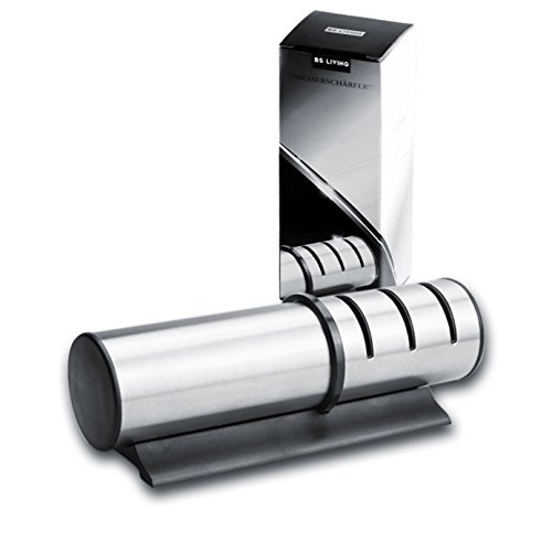 Preisvergleich Produktbild BS Living - Messerschärfer - 3-Stufen Design Messerschleifer - Profi Knife Sharpener - Ultrascharf