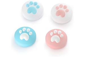 LEYU SMART Switch Thumb Grips Caps 4 PCS Lotus Pond Moon Frog for Nintendo Joycon Grip Caps Analog Stick Button Cover