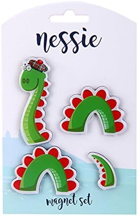 Scottish Multi Piper,Sheep,Nessie, Scottie and Highland Cow Magnet Sets (Multi)