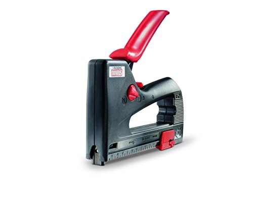 Novus Handtacker J - 16, ABS-Kunststoffgehäuse, Verarbeitung von Fein- bzw. Flachdrahtklammer, Unterlademechanik mit Sicherheitsentriegelung, Express Störungsbeseitigung uvm, 030-0390