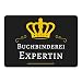 Produktbild Mousepad Buchbinderei Expertin schwarz