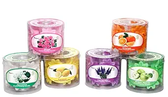 PROSPERRO LUMO by Parkash Candles Vidur s Floating Candles Scented || Flower Shaped || Pack of 10 || Decorative Candles (Green Apple)