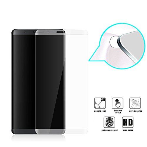 [2 PACK] Galaxy S8 Plus Displayschutzfolie Fodlon® S8 Plus Voll Abdeckung Temperiert Displayschutzfolie für smartphone Schutzfolie Folie -Transparent - 2