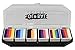 Global Body Art Large Rainbow Splash Split Cake Palette (6/colors - 10 gm)