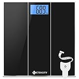 Etekcity EB4074S Báscula de Baño Digital de Alta Medición Precisa 180kg / 400lbs, Balanza...