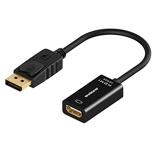 4K Displayport auf HDMI, Swees 4K Displayport / DP auf HDMI Adapter Kabel Konverter Male to Female inkl. Audio-Übertragung