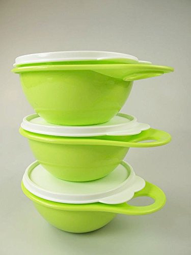 TUPPERWARE Rührschüssel Maximilian 600ml limette (3) Salat Bar Schüssel Salatbar 8309