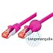 Produktbild Tecline 71503M Category 6 Ethernet Kabel mit schmalem Knickschutz (3,0 m) magenta