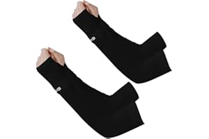 CODIRATO 2 Paires Manchettes de Bras avec Gant Homme Femme Manchettes de Bras Extensible