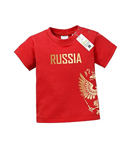 RUSSIA ADLER – RUSSLAND – BABY – Rot – T-SHIRT by Jayess-Baby Gr. 68/74