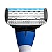 Manual Razor System for Men Shaving,1 Handle + 4Pcs 5 Blades Cartridges