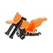 Produktbild 1 x Lego Motorrad Verkleidung orange mit Fahrgestell schwarz Dirt Bike für Set 5626 8961 4433 7286 9333 50860 50859