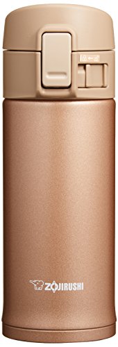 Zojirushi, borraccia in acciaio Inox SM-KC36/48, Acciaio inossidabile, Rose Gold, 360