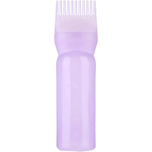 Kopfhaut-Applikator Für Haaröl – Roller Mit Kammzähnen Für Gleichmäßiges Auftragen, Inkl. 6 Ml Fläschchen, Für Haarpflege & Massage