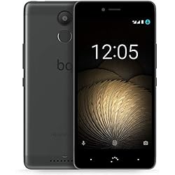 BQ Aquaris U Plus - Smartphone de 5'' (Bluetooth, Qualcomm Snapdragon 430 Octa Core, Memoria de 32 GB, 3 GB RAM, cámara 16 MP, multitáctil, Android 6.0.1 Marshmallow), Negro y Gris Antracita