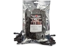 Hunters Biltong - 100g Beef Original Bites - Beef Snap Sticks - Authentic South African Biltong - High Protein Healthy Snacking for Pre or post work out - Low Sugar & Low Carb
