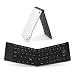 Produktbild Tempo Bluetooth Foldable Keyboard, Ultra Thin Wireless Flexible Keyboard Pocket Size Mini Rechargeable, for Apple iPhone iPad Mac Samsung Galaxy Tablet IOS/Android/Windows-Silver