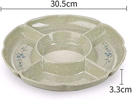 LOSTRYY Chinese box creative modern living room imitation porcelain European dried fruit plate, W