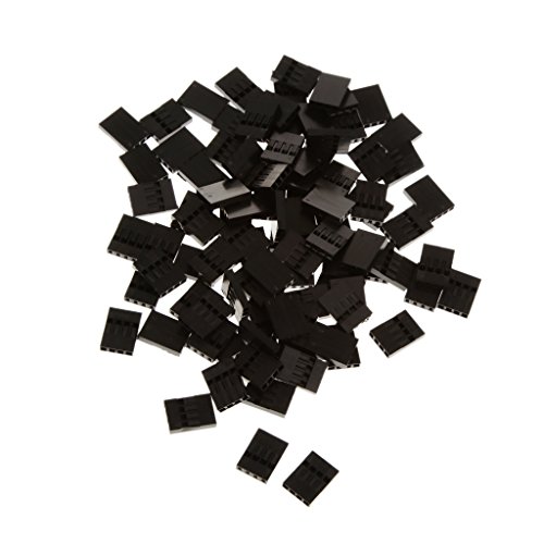100pcs Dupont Überbrückungskabel Kabelgehäuseschale Stecker Stiftkopf 2.54mm – 4p - 2