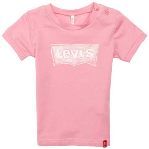 Levi's Short Sleeve Norma2 Logo Baby Girl's T-Shirt Old Pink 6-12 Months