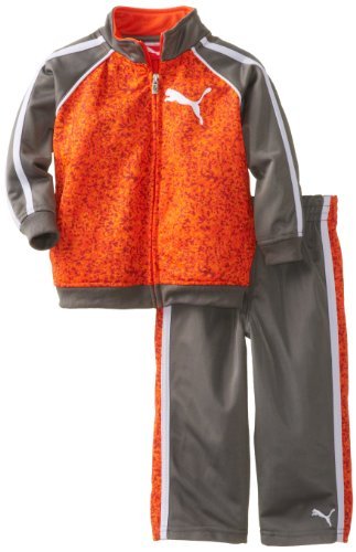 PUMA Baby Boys Infant Pop Printed Tricot, Cherry Tomato, 24 Months Color: Cherry Tomato Size: 24 Months (Baby/Babe/Infant - Little ones)