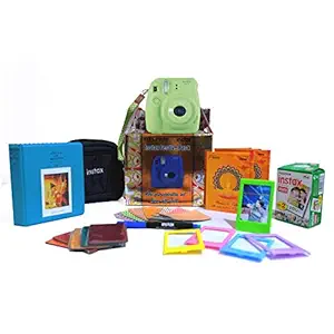 Fujifilm Instax Mini 9 Festive Pack Instant Camera (Lime Green)