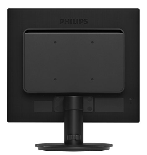 Philips Monitores 17S4LSB 00 - Monitor de 17   resoluci  n 1280 x 1024 pixels  tecnolog  a WLED  contraste 1000 1  5 ms  VGA   color negro