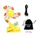 MONDAYNOON Clip-on With USB Mini Stroller Fan for Baby Cots Playpens (Yellow)