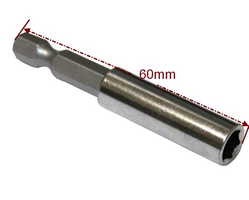 Aerzetix: 5 X Bit Halter Magnethalter für Schrauberbits 1/4″ Adapter für Bohrmaschine oder Akkuschrauber - 3