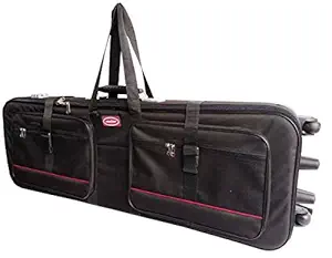 Malav Korg Pa600, Pa600IN, Pa600QT Professional Arranger Case Bag of Steel Frame with Wheels (Flight Case)