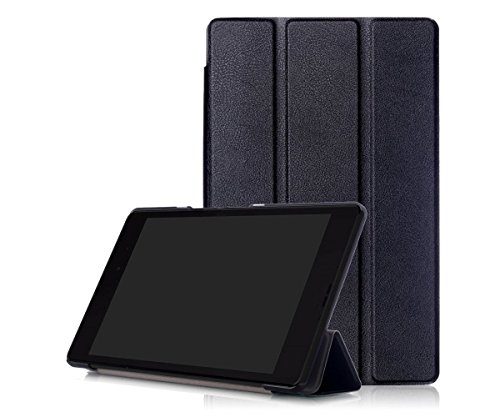 Vodafone Tab Prime 7 Hülle, TopACE® Hochwertigem PU-Leder Hülle / Cover / Smart Case Mit Ständer/ Schutzhülle Ständer Für Vodafone Tab Prime 7 (Schwarz) - 4