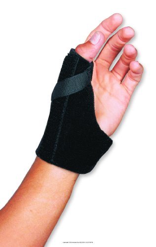 Scott Specialties Leader Thumb Spica Support, Black, Small/Medium