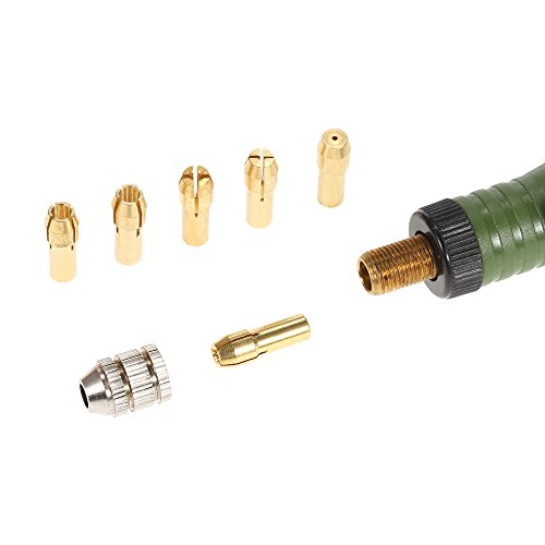 KKmoon AC110-230V Mini Elektrische Schleifer Set/ Variable Geschwindigkeit Bohrmaschine/ Praktische Schleifen Werkzeug Ausgezeichnete Fräsen Trimmen Polieren Bohren Schneiden Gravieren Werkzeug Kit - 5
