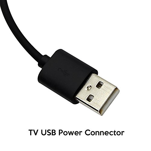 Chromecast USB Cable. Designed to Power Your Google Chromecast HDMI Streaming Media Player from Your TV USB Port (2 Pack) - 5