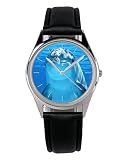 Delfin Geschenk Artikel Idee Fan Uhr 20006-B