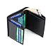Produktbild TraLight ® Geldbeutel Moorea im Hochformat mit RFID Schutz inkl. Geschenkbox Schwarz Echtleder | Portemonnaie Portmonaise Geldbörse Herrengeldbeutel Herrenbörse Herrengeldbörse Portmonee Wallet