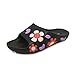 Produktbild LnLyin Hausschuhe Pantoffeln Sandalen Wasserdicht Gartenschuhe Gummischuhe Schwarz, 39