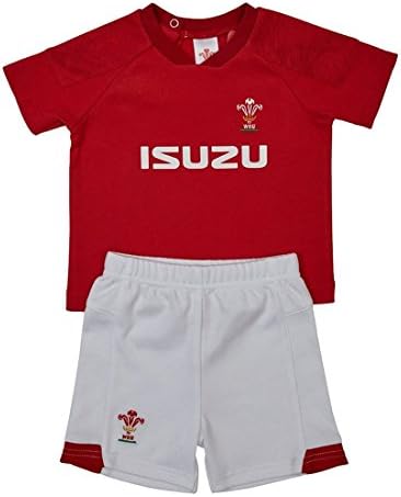 Wales WRU Rugby Baby/Toddler T-Shirt &amp; Shorts Set | 2017/18 (3-6 months)