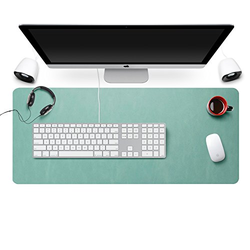 Alfombrilla extendida de cuero para rat  n Yikda  para videojuegos o escritorios grandes de oficina  impermeable  ultradelgada  1 2  mm  80 x 39 9  cm